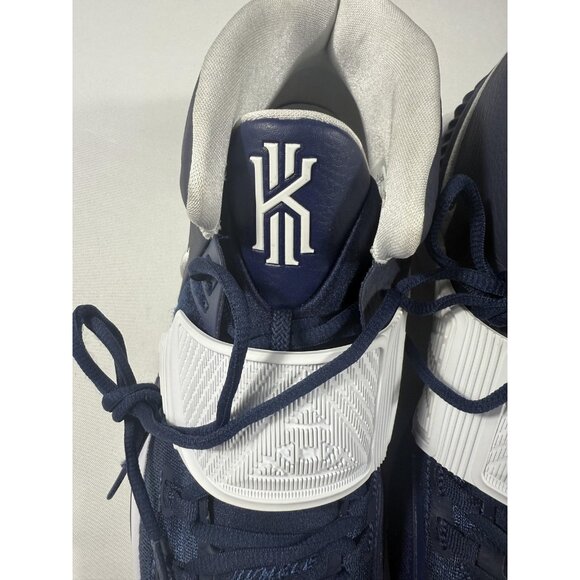 Nike Kyrie 6 Shoes Mens Size 12 Navy White Basketball Sneakers CW4142-402 - Picture 4 of 10